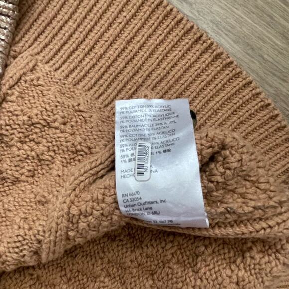 Pilcro Tan Cable Knit Midi Dress - Picture 12 of 13